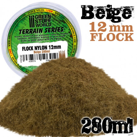 Herbe Statique 12mm - Beige - 280ml