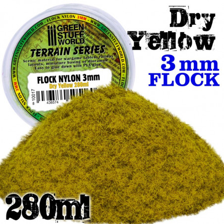 Herbe Statique 3 mm - Jaune Sec - 280ml
