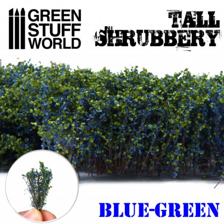 Grands Arbustes - Bleu Vert