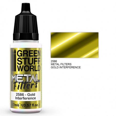 Filtres Métalliques - Interférence d'Or - Metal Filters