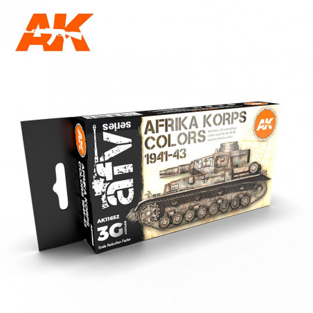 AFV série - AFRIKA KORPS COLORS 1941-43 set - AK3G