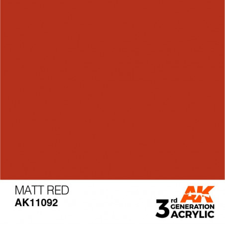 AK 3Gen Matt Red 17ml
