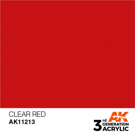 AK 3Gen Clear Red 17ml