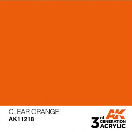 AK 3Gen Clear Orange 17ml