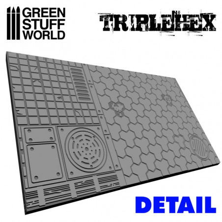 Rouleaux texturés - HEXAGONES TRIPLE