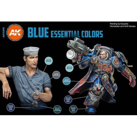 Blue essential colors SET - AK