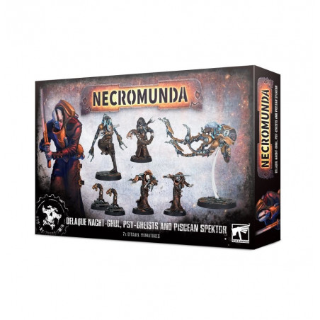 Necromunda - Delaque Nacht-Ghul, Psy-Gheists et Piscean Spektor