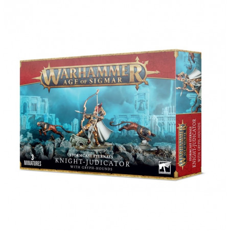 Stormcast Eternals - Chevalier-Judicator avec Gryph-dogues