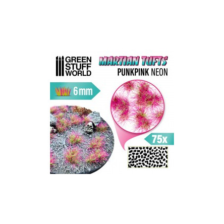 Touffes d'herbe martienne - PUNK PINK NEON