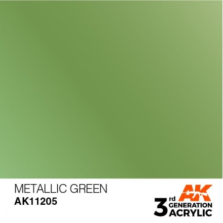 AK 3Gen Metallic Green 17ml