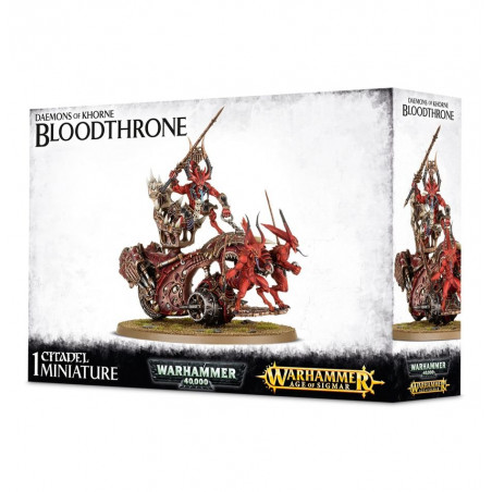 Rendmaster, Herald of Khorne on Blood Throne/Skull Cannon