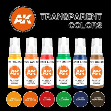 AK - TRANSPARENT COLORS SET 3G