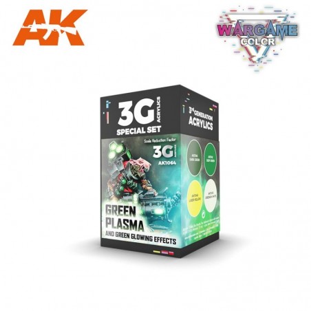 AK - WARGAME COLOR SET. GREEN PLASMA AND