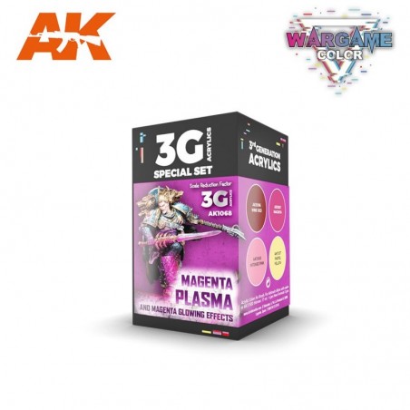AK - WARGAME COLOR SET. MAGENTA PLASMA