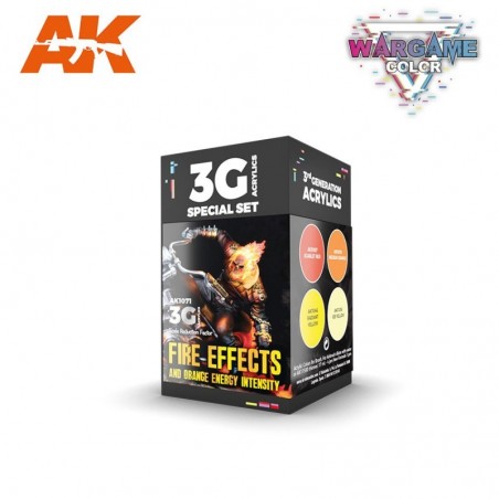 AK - WARGAME COLOR SET. FIRE EFFECTS
