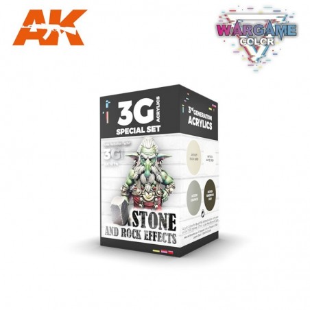 AK - WARGAME COLOR SET. STONE AND ROCK