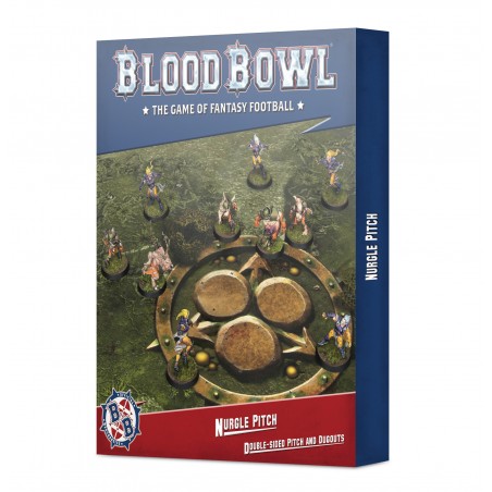 BLOOD BOWL: NURGLE TEAM PITCH & DUGOUTS