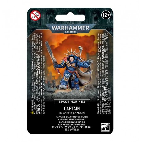 Space Marines - Capitaine en armure Gravis