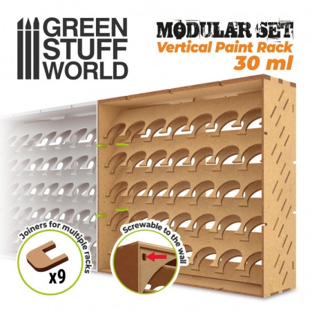 Présentoir Modulaire pour Peinture - VERTICAL 30ml