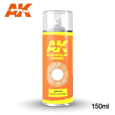 Microfiller Primer - Spray 150ml (Includes 2 nozzles) - AK