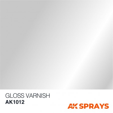Gloss Varnish - Spray 400ml (Includes 2 nozzles) - AK