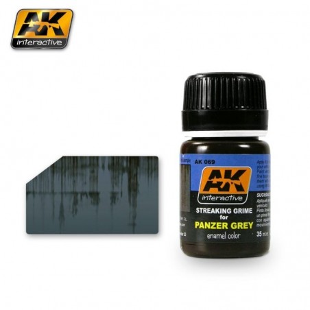 STREAKING GRIME FOR PANZER GREY VEHICLES - AK