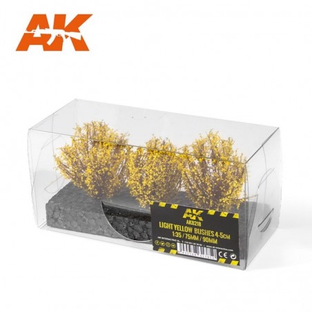 LIGHT YELLOW BUSHES 4-6cm -1:35