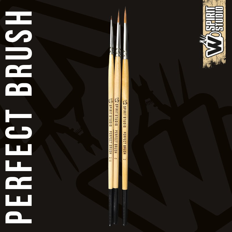 Perfect Brush pack pinceaux Taille 2/0 0 et 2 Wspirit