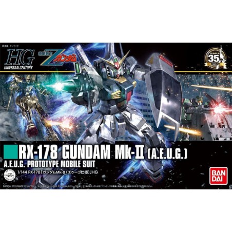 GUNDAM GUNPLA HG 1/144 193 RX-178 GUNDAM MK-II AEUG