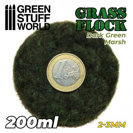 Herbe Statique 2-3mm- DARK GREEN MARSH - 200ml