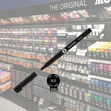 MOLOTOW BLACKLINER 0,3MM BLACK