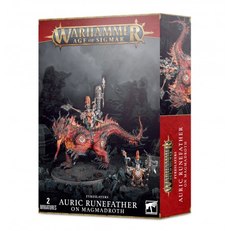 Fyreslayers - Père des Runes Aurique sur Magmadroth / Fils des Runes Aurique sur Magmadroth