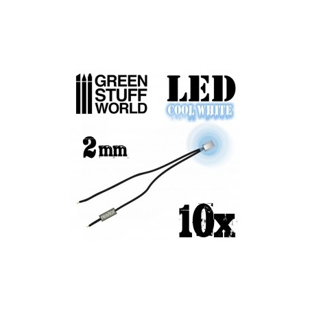 Lumières LED Blanche Froide - 2mm