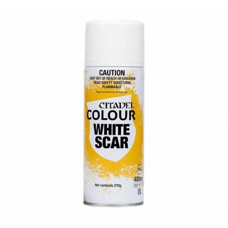 White Scar Spray Paint