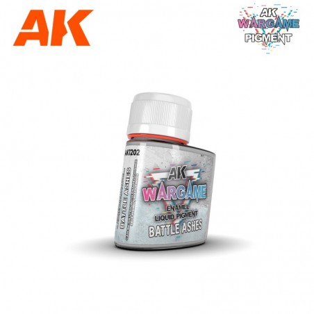 WARGAME ENAMEL LIQUID PIGMENTS Battle Ashes 35 ml. - AK