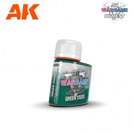 WARGAME ENAMEL LIQUID PIGMENTS Green Oxide 35 ml. - AK