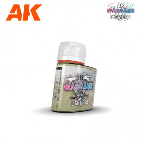 WARGAME ENAMEL LIQUID PIGMENTS Light Soil 35 ml. - AK
