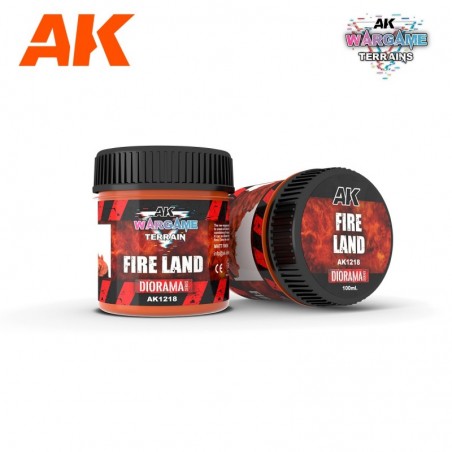 TERRAINS Fire Land 100 ml.BATTLE GROUND - AK