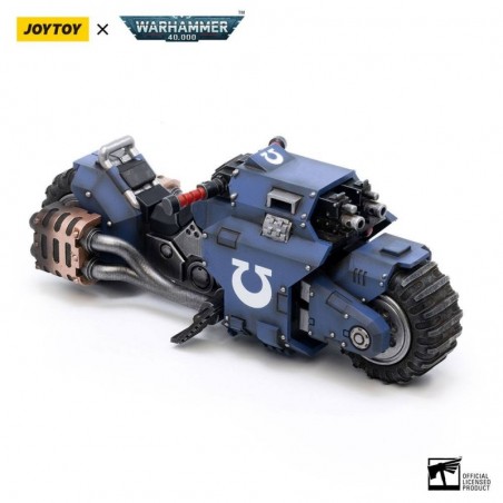 Joy Toy 40k véhicule 1/18 Ultramarines Outrider Bike 22 cm