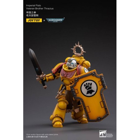 Joy Toy 40k figurine 1/18 Imperial Fists Veteran Brother Thracius 12 cm