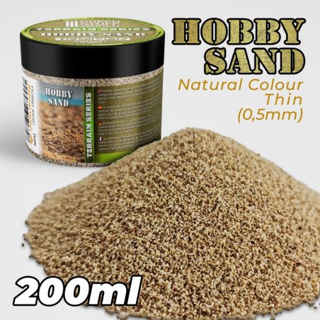 Sable Fin pour Modélisme 200ml - Naturel