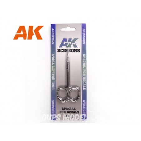 Ciseaux (DECALS AND PAPER) SCISSORS STRAIGHT. (SPECIAL DECALS AND PAPER) - AK
