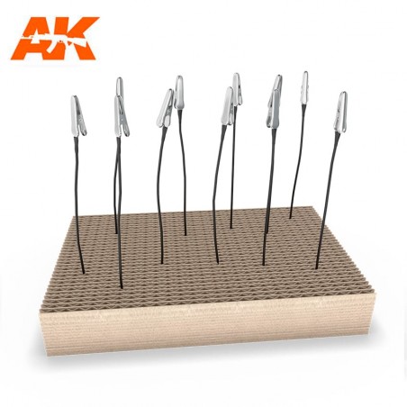 BASE FOR METAL PAINTING CLIPS