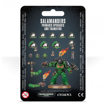 Améliorations et décalcomanies Salamanders Primaris