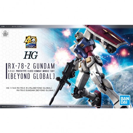 Maquette Gundam - RX-78-2 Gundam Beyond Global Gundam Gunpla HG 1/144 13cm