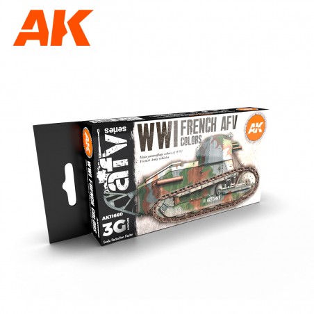 WWI FRENCH AFV COLORS