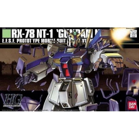 GUNDAM GUNPLA HG 1/144 047 GUNDAM NT-1