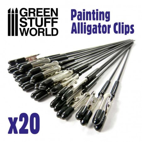 Pinces de Crocodile pour maintien Peinture x20