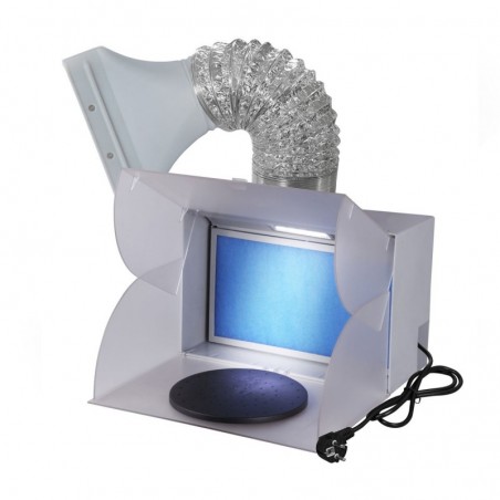 Portable spraying box with suction Fengda