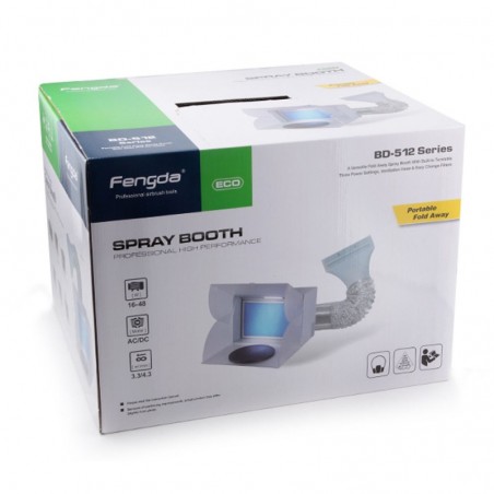 Portable spraying box with suction Fengda